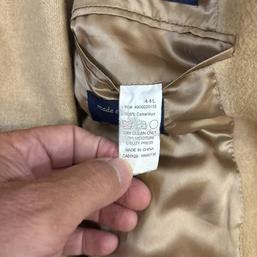 Ralph Lauren Camel Hair Blazer Loro Piana 44R Black Label